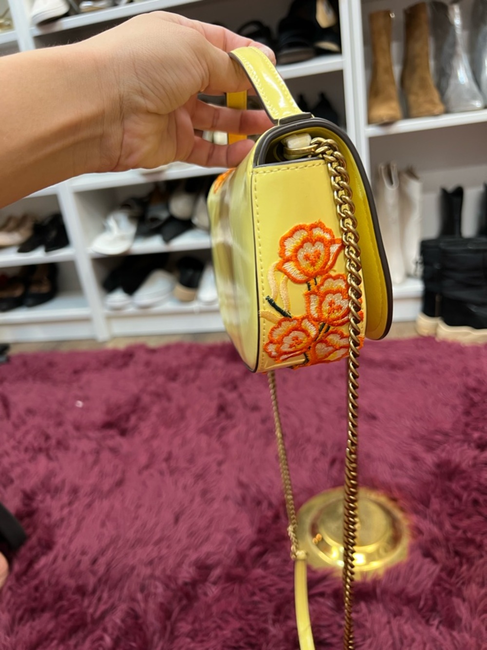 🔥🔥 Tory Burch brand new 2 way bag with beautiful embroidery - Picture 6 of 12